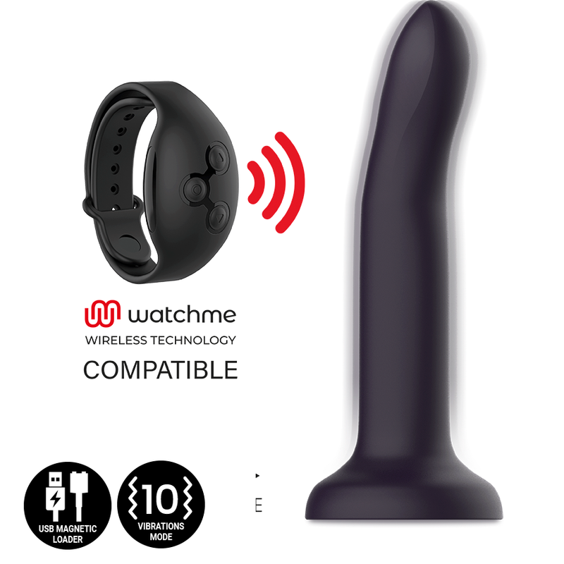 MYTHOLOGY DILDO L - VIBRATORE WATCHME TECNOLOGIA WIRELESS COMPATIBILE  