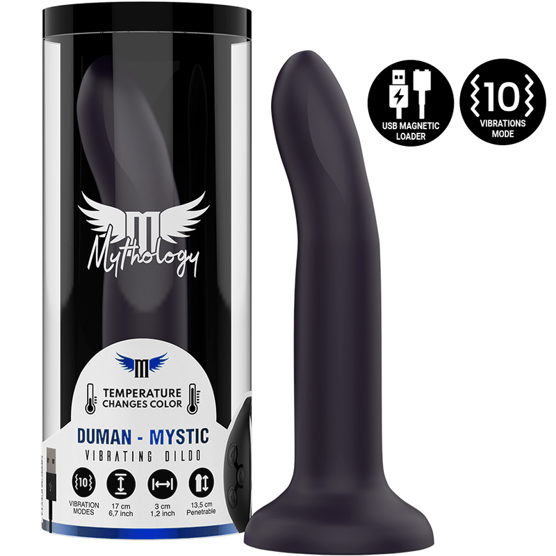 MYTHOLOGY DUMAN MYSTIC DILDO M - VIBRATORE WATCHME TECNOLOGIA WIRELESS COMPATIBILE  