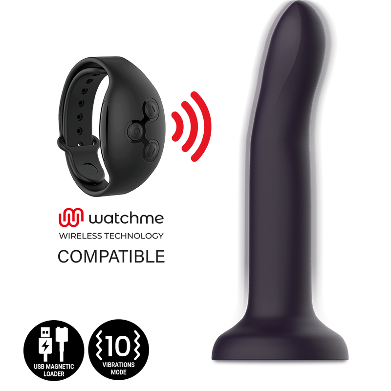 MYTHOLOGY DUMAN MYSTIC DILDO M - VIBRATORE WATCHME TECNOLOGIA WIRELESS COMPATIBILE  