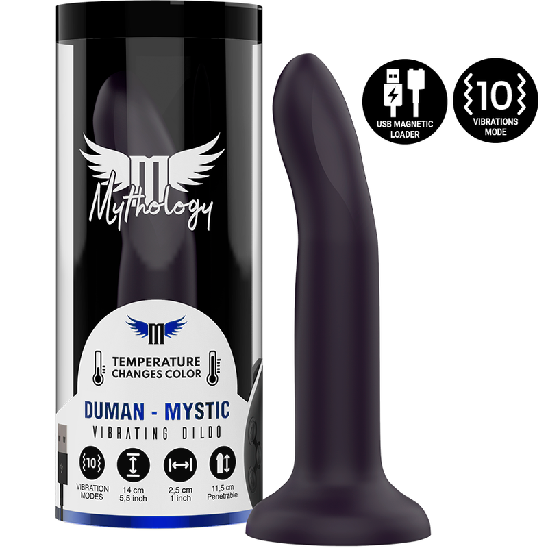 MYTHOLOGY DUMAN MYSTIC DILDO S - VIBRATORE WATCHME COMPATIBILE CON TECNOLOGIA WIRELESS  