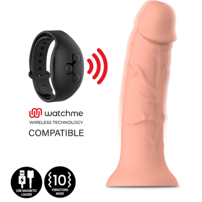 MYTHOLOGY ASHER ORIGINAL DILDO M - VIBRATORE WATCHME TECNOLOGIA WIRELESS COMPATIBILE 