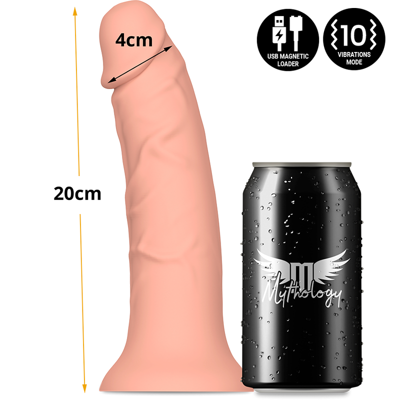 MYTHOLOGY ASHER ORIGINAL DILDO M - VIBRATORE WATCHME TECNOLOGIA WIRELESS COMPATIBILE  