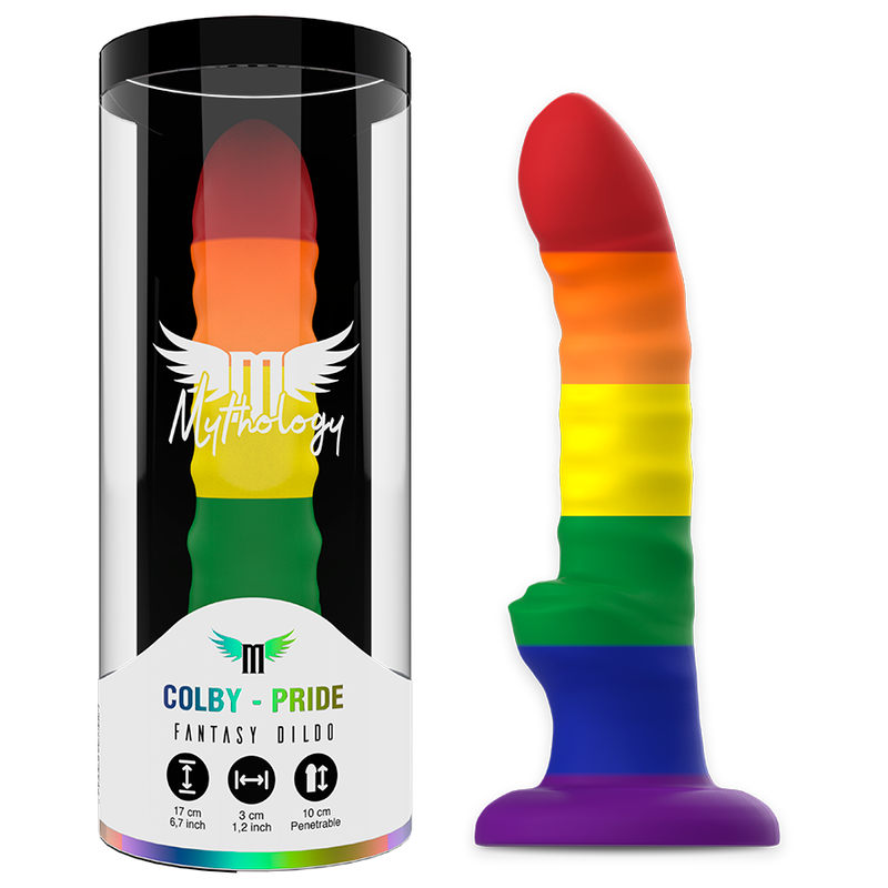 MYTHOLOGY COLBY PRIDE DILDO M  