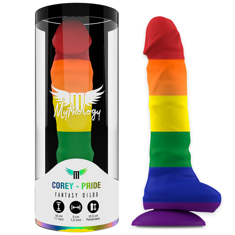 MYTHOLOGY COREY PRIDE DILDO M  