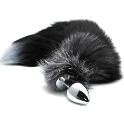 ALIVE - PLUG PIACERE ANALE IN METALLO FOX TAIL TAGLIA M 