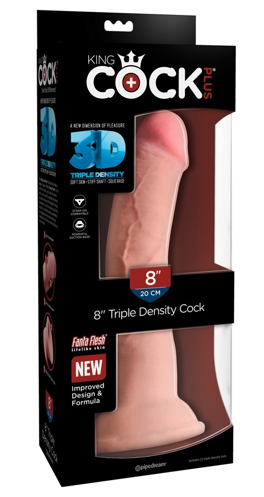 Dildo King Cock tripla densità 20 cm  