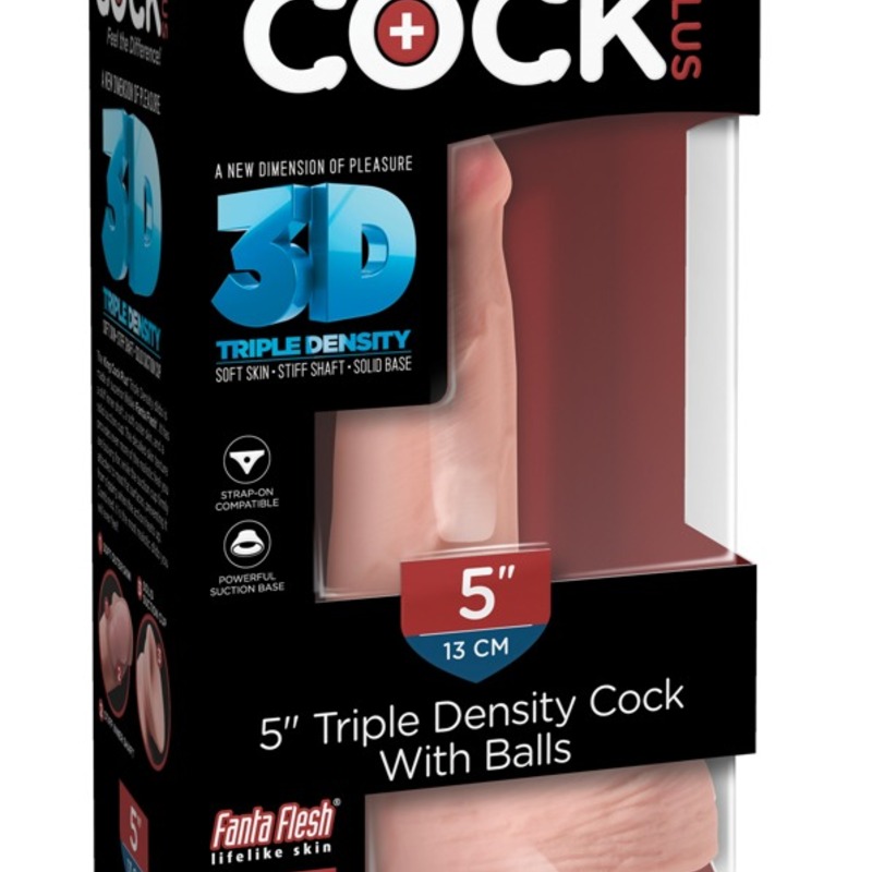 Dildo King Cock tripla densità 13 cm