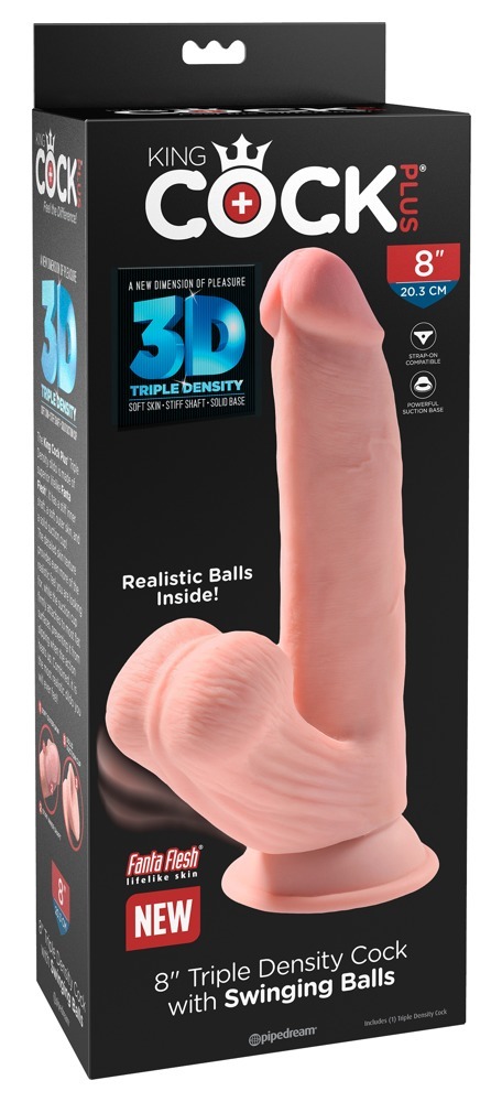 Dildo King Cock tripla densità 20,3 cm  