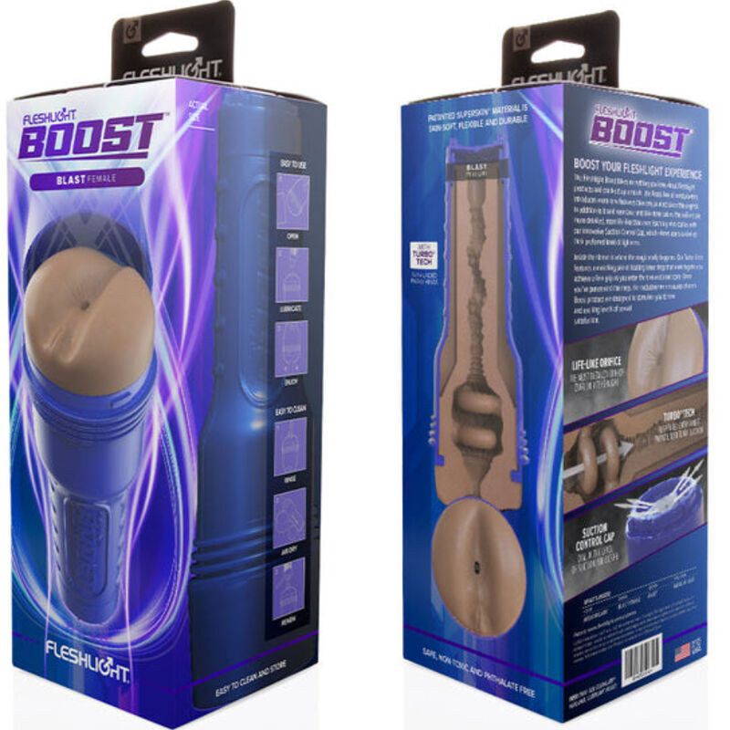 FLESHLIGHT BOOST - ANO MASTURBADOR BLAST FEMMINILE MD FLESH  