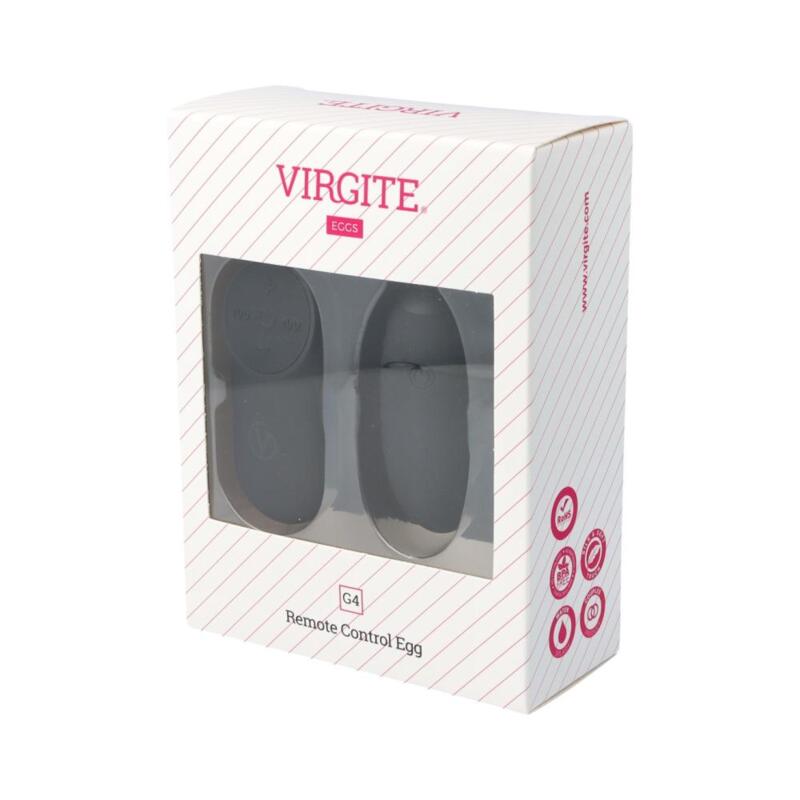 Virgite - Ovulo Ricaricabile con Controllo Remoto G4 - Nero