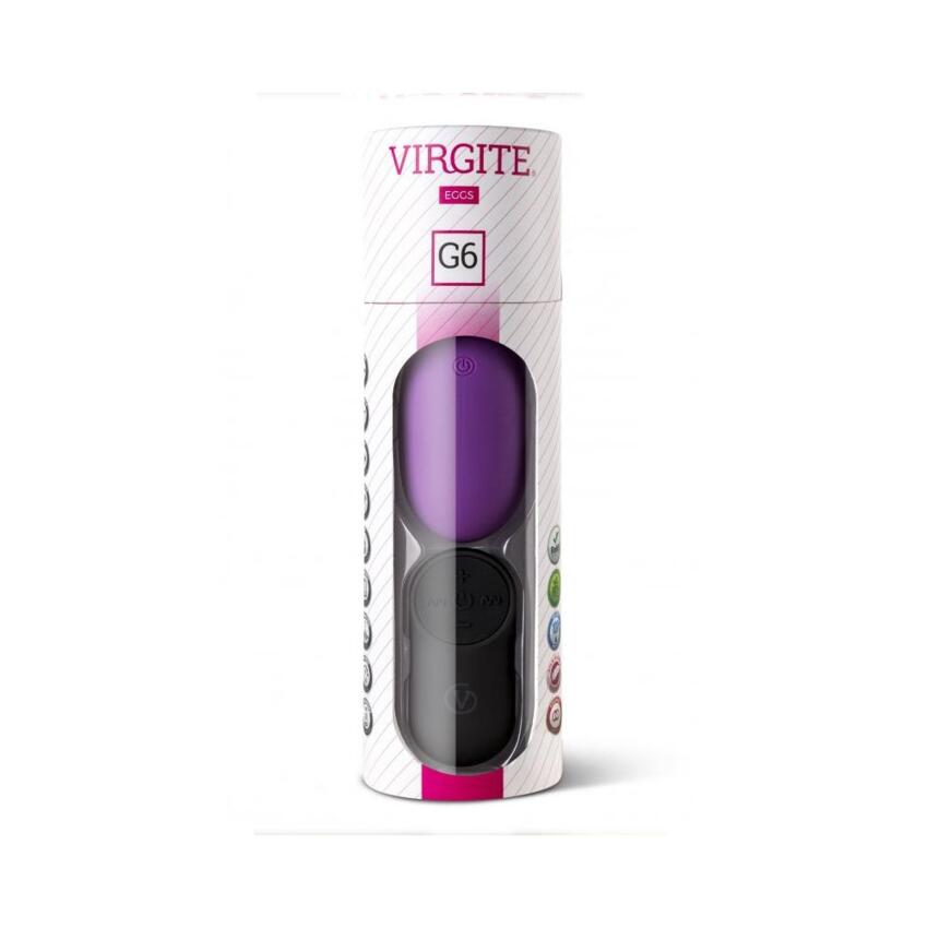 Virgite - Ovulo Ricaricabile con Controllo Remoto G6 - Viola  