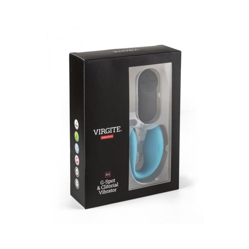 Virgite - Vibratore di Coppia Ricaricabile E12 - Blu  