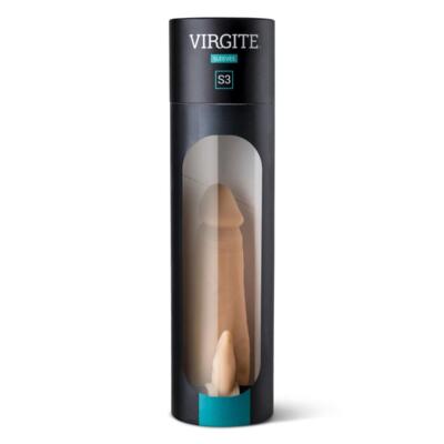 Virgite - Guaina Pene Realistica Vibrante S3 - 6  - Color Carne 