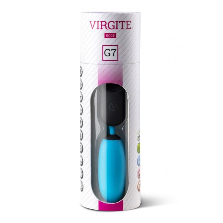 Virgite - Ovulo Ricaricabile con Controllo Remoto G7 - Blu  