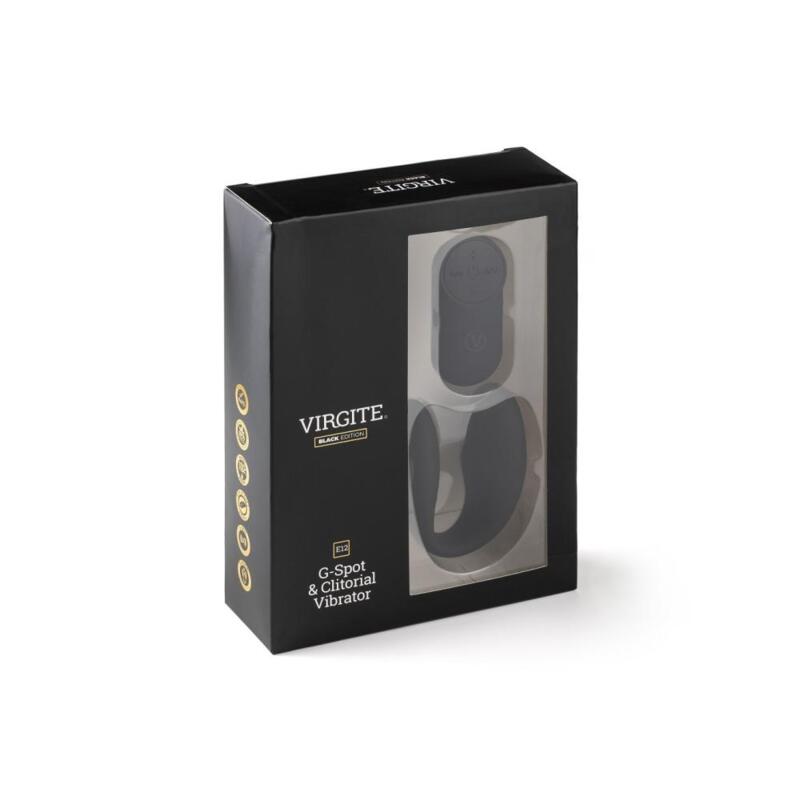 Virgite - Vibratore di Coppia Ricaricabile E12 - Black Edition