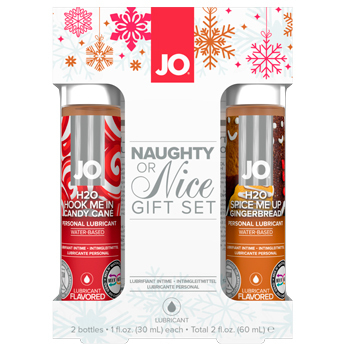 SISTEMA JO - LUBRIFICANTE H2O NAUGHTY OR NICE SET 2X30ML  