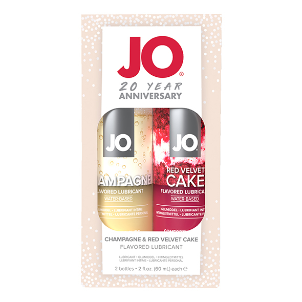 SYSTEM JO - SET REGALO PER IL 20° ANNIVERSARIO CHAMPAGNE 60 ML E R  