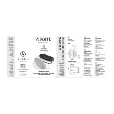 Virgite - Ovulo Ricaricabile con Controllo Remoto G4 - Black Edition 