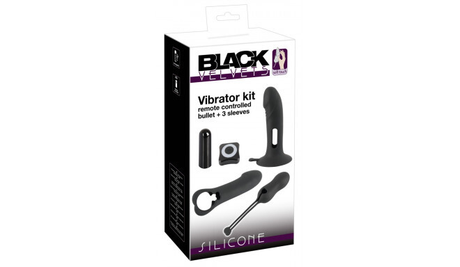 Black Velvet Vibrator Kit  