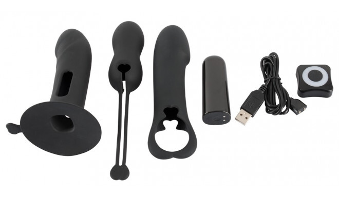 Black Velvet Vibrator Kit  