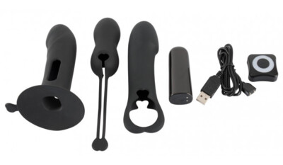 Black Velvet Vibrator Kit 