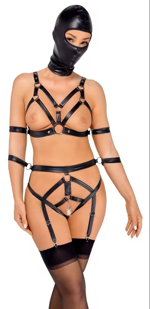 Bad Kitty Strap and Mask set S  