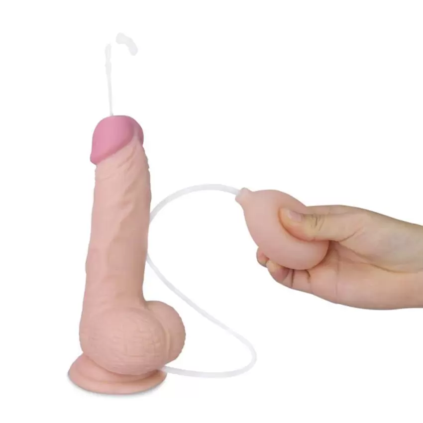 Soft Ejaculation Cock With Ball 8  Flesh  