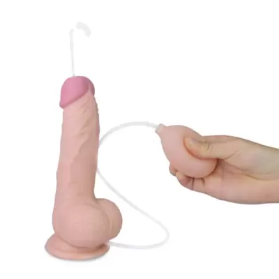 Soft Ejaculation Cock With Ball 8  Flesh 