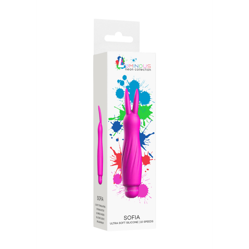 Sofia - Vibratore per conigli in silicone - Pink  