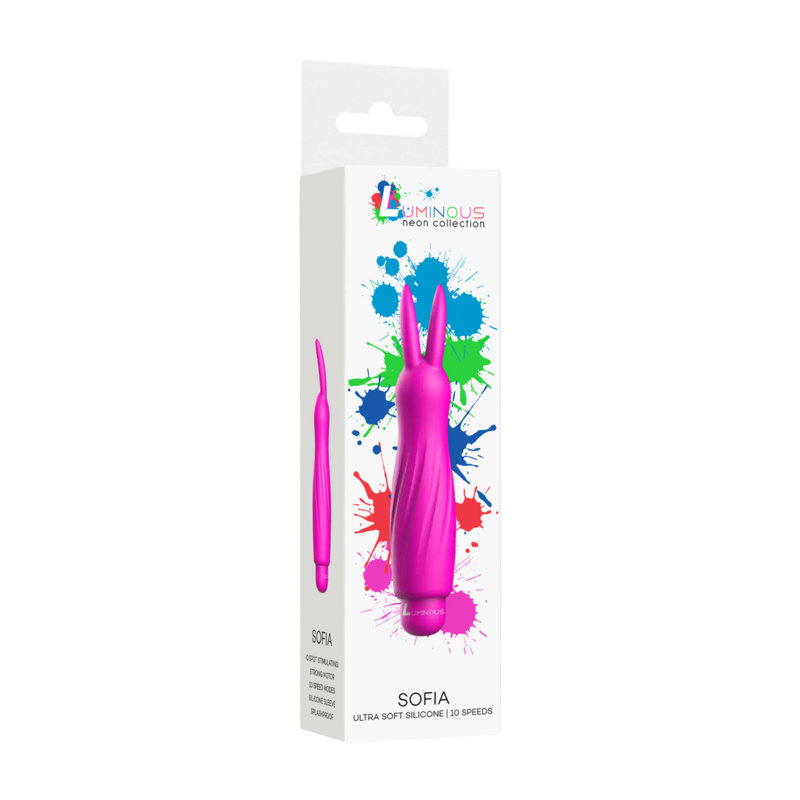 Sofia - Vibratore per conigli in silicone - Pink