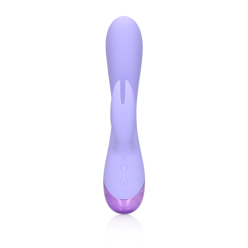 Smooth Silicone Rabbit Vibrator - Digital Lavender  