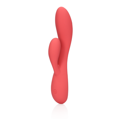 Smooth Ultra Soft Silicone Rabbit Vibrator - Astro Dust  