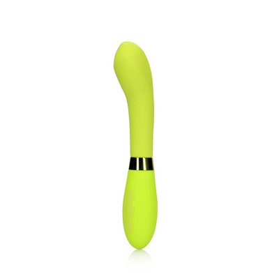 Silicone G-Spot Vibrator - Lime Passion  