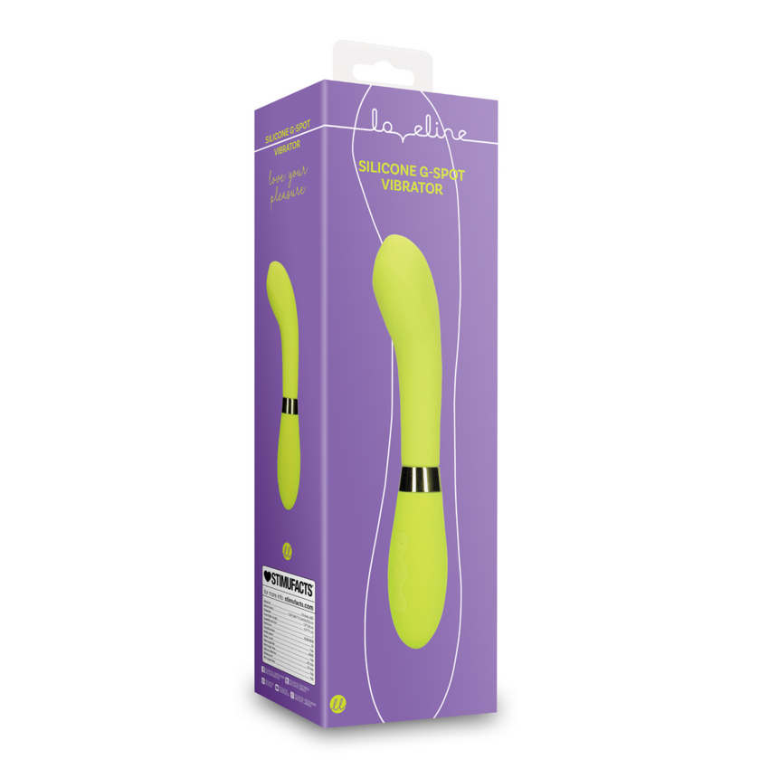 Silicone G-Spot Vibrator - Lime Passion  