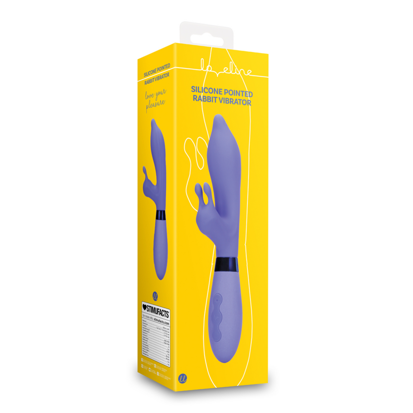 Rabbit Vibrator Silicone Pointed  - Protanopia  