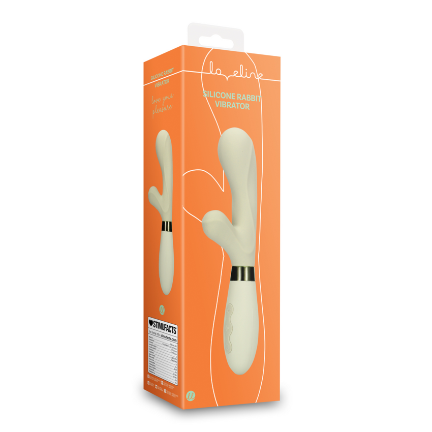 Rabbit Vibrator Silicone  - Misty Green  