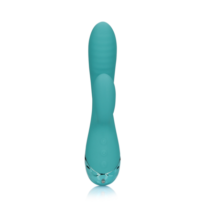  Rabbit Vibrator - Peacock Blue 