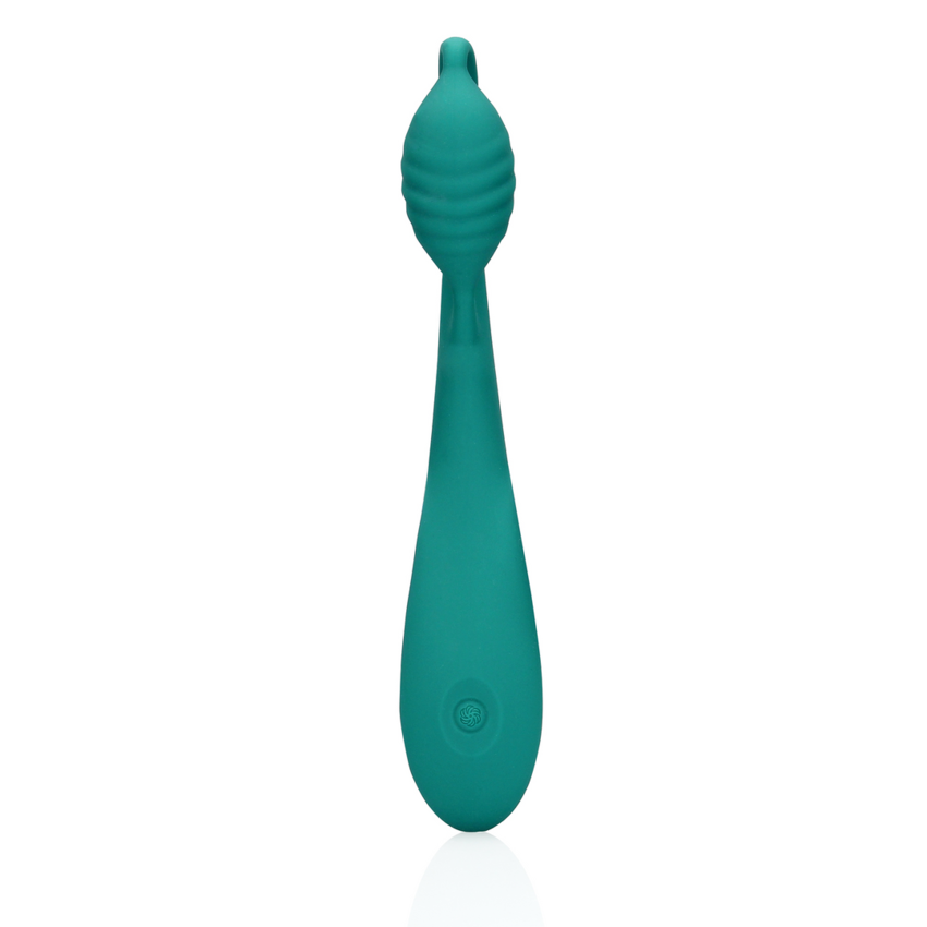 G-Spot Vibrator with Bead - Blue Grass  