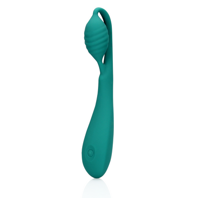 G-Spot Vibrator with Bead - Blue Grass  