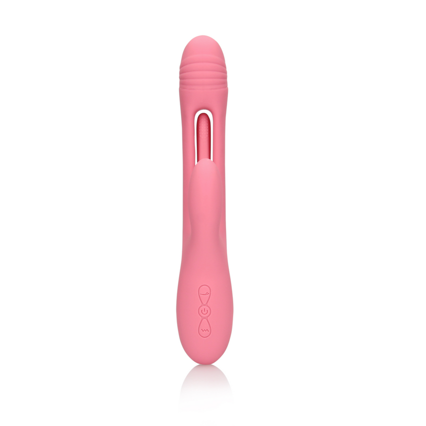 Flapping G-Spot Rabbit Vibrator - Pink Arabesque  