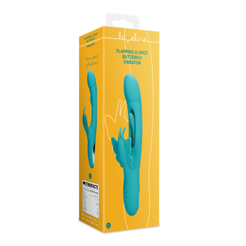  G-Spot Butterfly Vibrator - Peacock Blue  