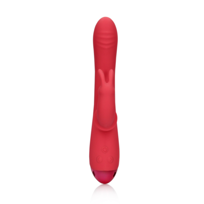 Swinging Rabbit G-Spot Vibrator - Brighto Red 