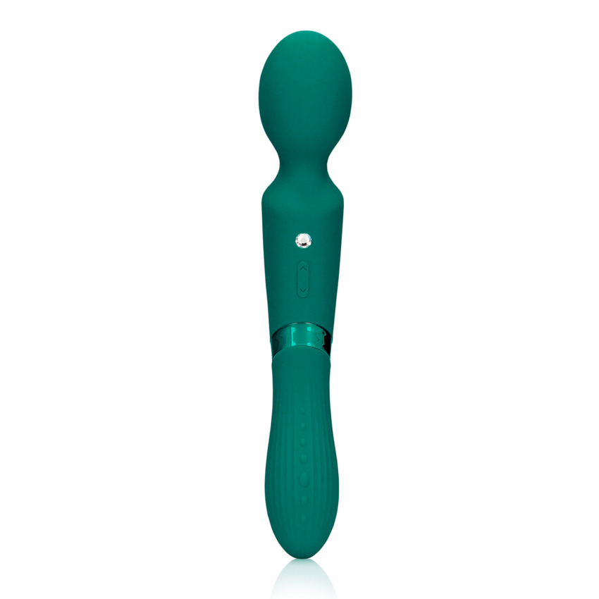 Double-Sided Vibrating Wand - Green Gable  