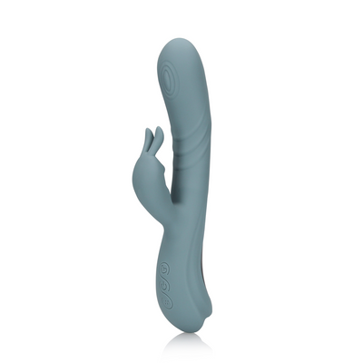 Fingering Motion Rabbit Vibrator - Weathervane Grey  