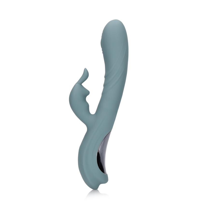 Fingering Motion Rabbit Vibrator - Weathervane Grey  