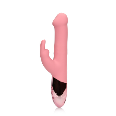 Rotating Beads Rabbit Vibrator - Pink Arabesque  