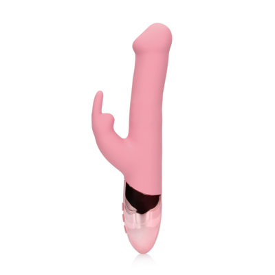 Rotating Beads Rabbit Vibrator - Pink Arabesque 