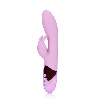 Ultra Soft Silicone Rabbit Vibrator - Exotic Fucshsia 