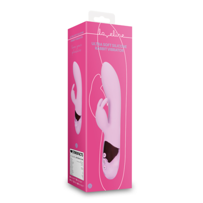 Ultra Soft Silicone Rabbit Vibrator - Exotic Fucshsia 