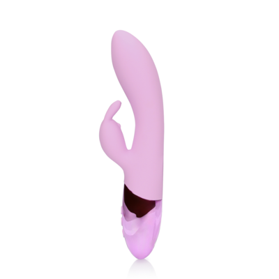 Ultra Soft Silicone Rabbit Vibrator - Exotic Fucshsia 